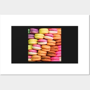 rainbow macarons Posters and Art